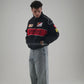 Vintage Ferrari Jacket Black Embroidered Padded - Unisex - Outdoor Coat Women & Mens Hoodie