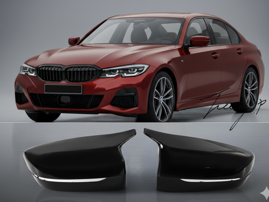 BMW 3 Series G20 (2017–2020) Gloss Black M5 Style Side Mirror Cover Cap
