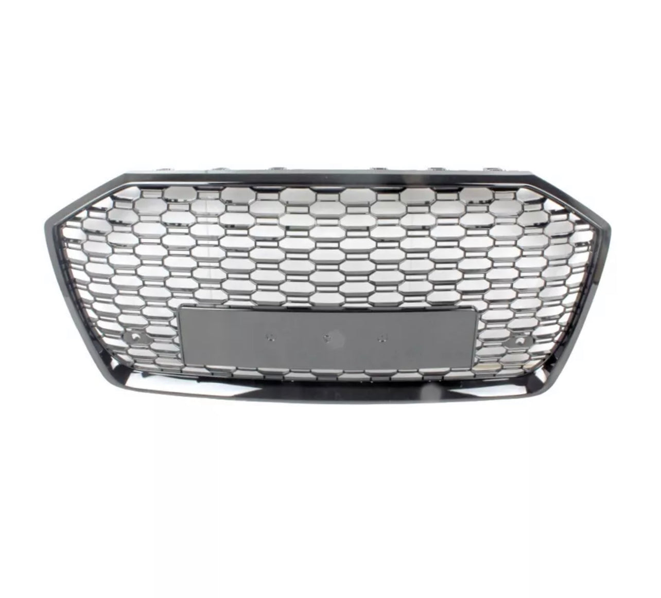 AUDI A6 /AVANT S6 C8 GLOSS BLACK HONEYCOMB FRONT GRILLE 