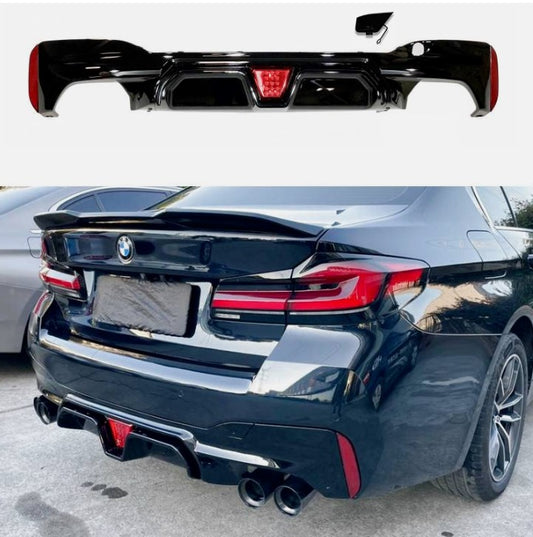 BMW 5 SERIES G30 G31 REAR DIFFUSER BODYKIT 2017-2020