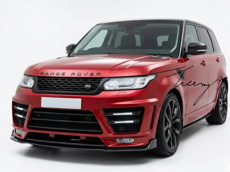 Range Rover Sport L494 2013-2018 Pre-Facelift LM Style Front Splitter Lip Gloss Black Bumper Spoiler