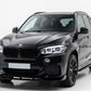 BMW X5 F15 X6 F16 2013 – 2018 MP STYLE GLOSS BLACK SIDE SKIRT EXTENSION BLADES LIP SPLITTER