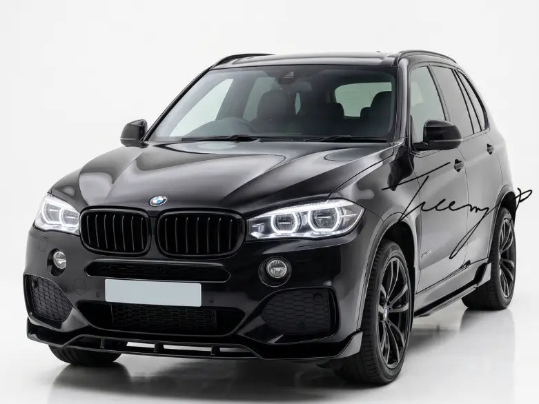 BMW X5 F15 X6 F16 2013 – 2018 MP STYLE GLOSS BLACK SIDE SKIRT EXTENSION BLADES LIP SPLITTER