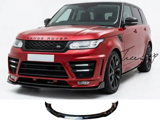 Range Rover Sport L494 2013-2018 Pre-Facelift LM Style Front Splitter Lip Gloss Black Bumper Spoiler