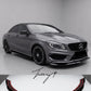 Mercedes CLA Class W117 C117 2016-2019 CLA45 AMG style gloss black front bumper chin splitter lip spoiler upgrade