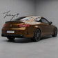 Mercedes-Benz C-Class C205 Coupe A205 Cabriolet 2015-2023 AMG C63 S Style Rear Diffuser with Tail Pipes Body Kit