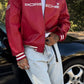 Porsche Jacket Leather Embroidered Stitched Padded Baggy style Racing F1 - Unisex - Outdoor Coat Women & Men Hoodie