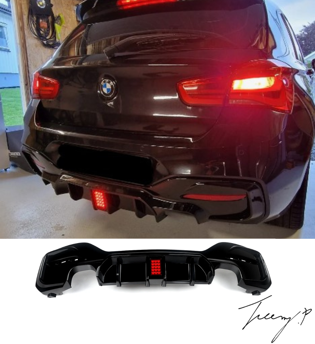 BMW 1 Series M140i F1 Rear Diffuser (2015-2019) Bodykit
