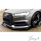 Audi A6 C7 (2014-2018) S-Line Front Bumper Lip Spoiler / Splitter – Gloss Black
