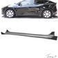 Tesla Model Y 2022-2024 Gloss Black Side Skirt