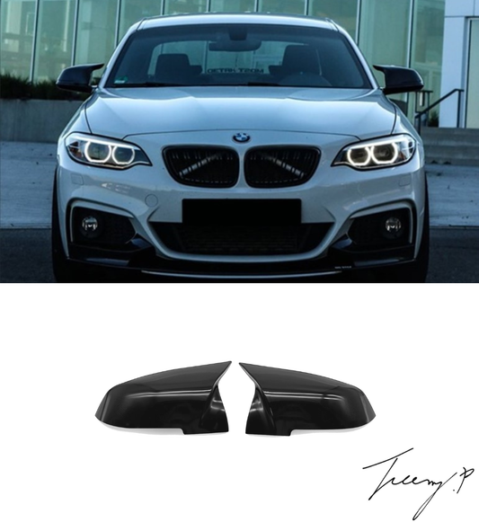 BMW 2 Series F87 Mirror Caps Black (2014-2020)