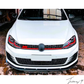 VW Golf MK7 MK7.5 (2013–2020) R GTD GTI GTE R Line Gloss Black Front Splitter Lip