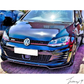 VW Golf MK7 MK7.5 (2013–2020) R GTD GTI TSI TDI Front Splitter Lip Spoiler Body Kit