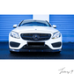 Mercedes C-Class W205 C205 (2014-2018) AMG Gloss Black Front Splitter Spoiler 