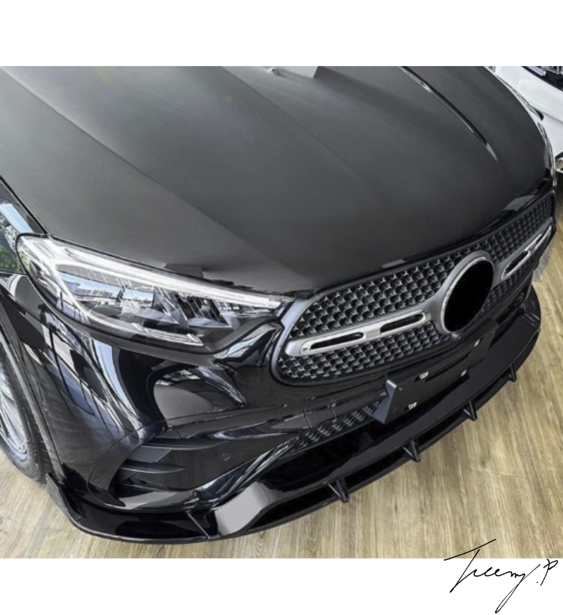 Mercedes GLC X254 (2023+) AMG Line Gloss Black Front Splitter Lip 