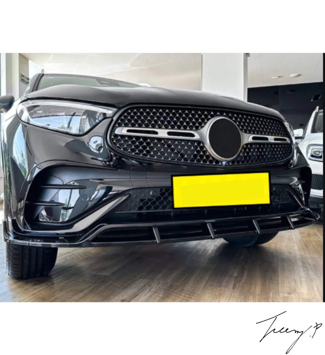 Mercedes GLC X254 (2023+) AMG Line Gloss Black Front Splitter Lip 