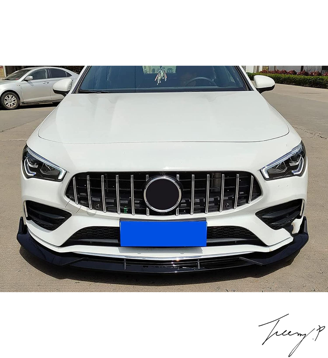 Mercedes CLA-Class W118 C118 (2019+) CLA45S AMG Gloss Black Front Splitter Lip 