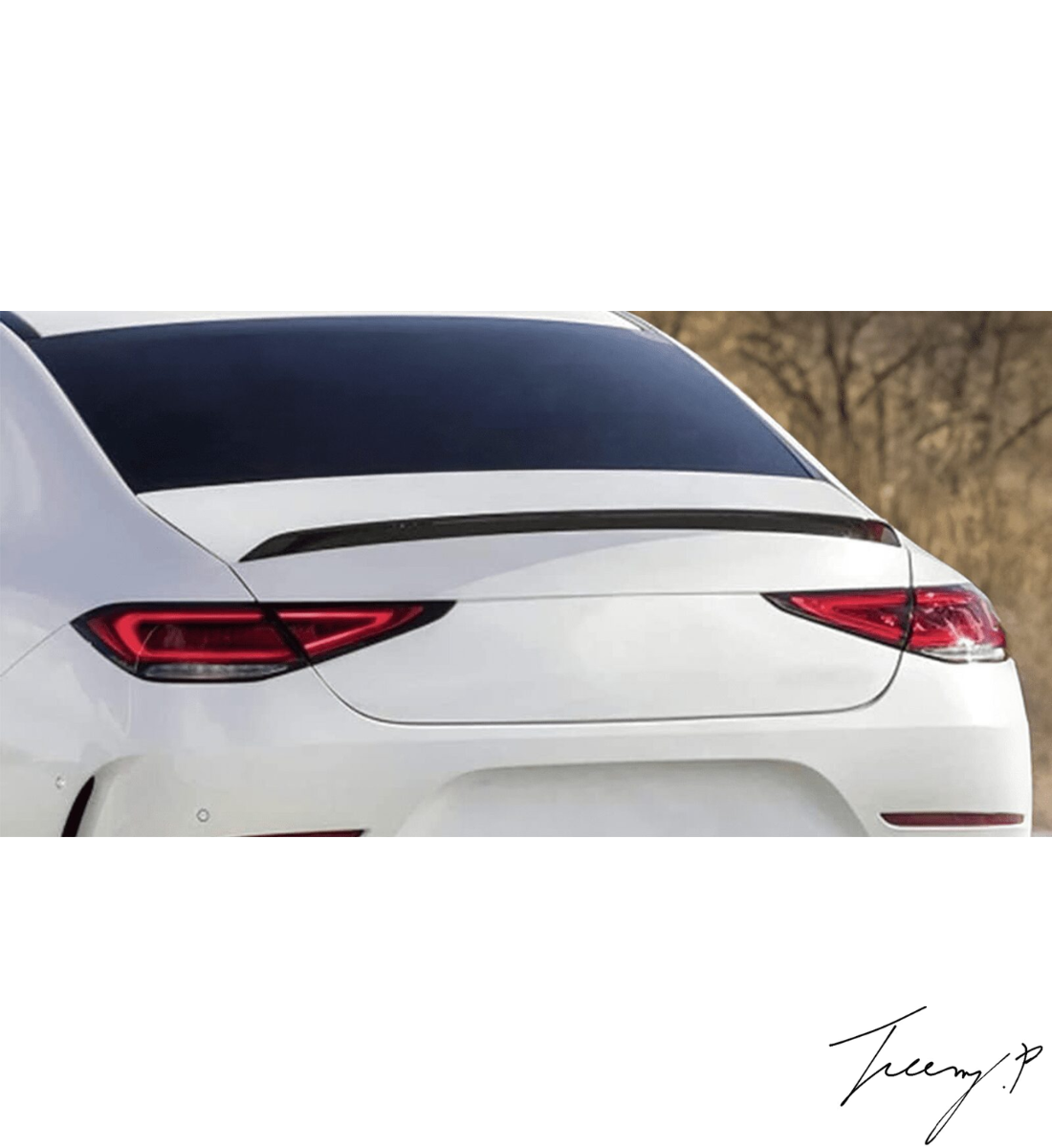Mercedes CLS-Class W257 C257  (2018+) AMG Style Gloss Black Rear Boot Trunk Spoiler