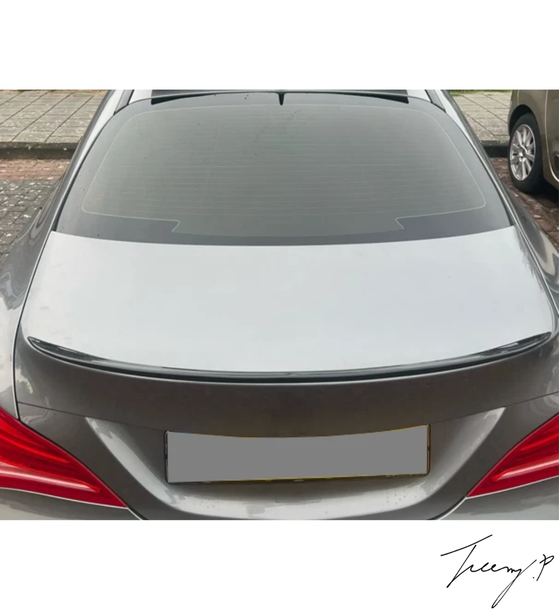 Mercedes CLA W117 (2013-2019) Gloss Black Rear Boot Spoiler Lip