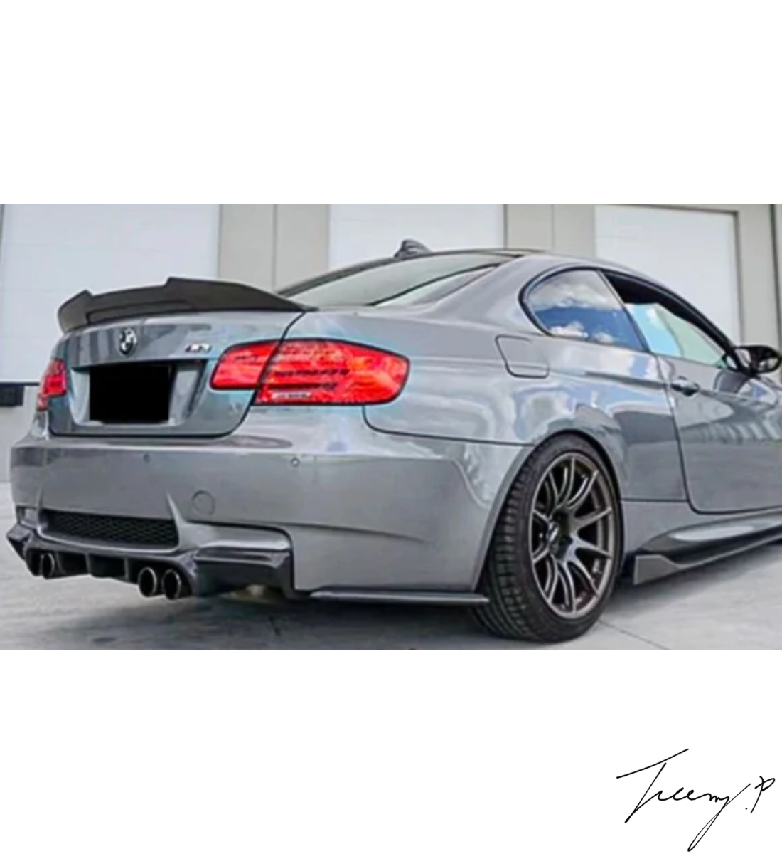 BMW 3 Series E93 M3 (2006-2013) Convertible Rear Trunk Boot Spoiler PSM Style