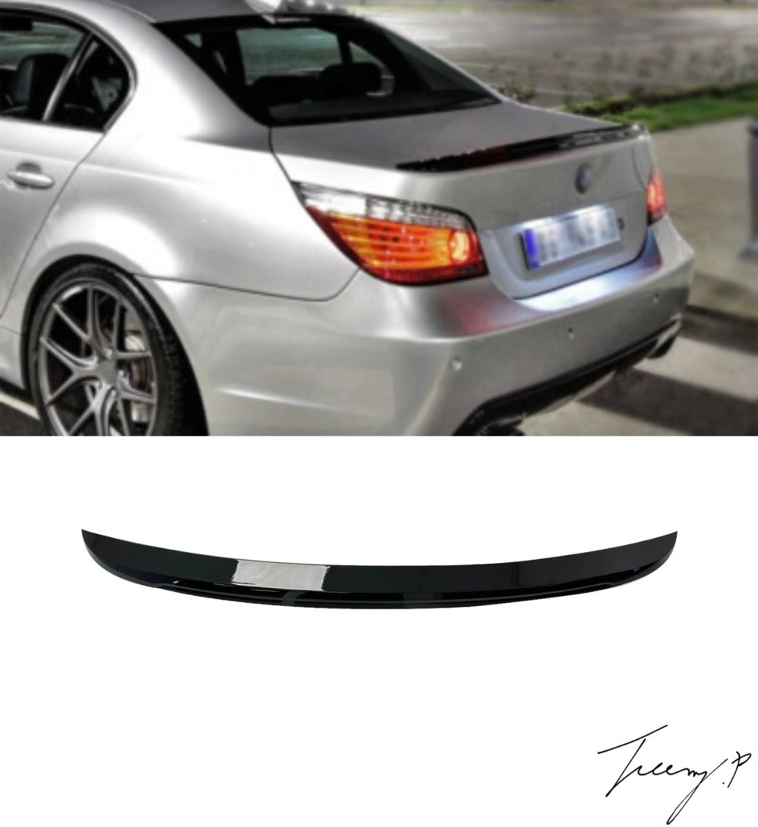 BMW 5 Series E60 (2004-2010) M5 Style Rear Boot Spoiler Wing Lip OEM