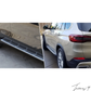 BMW X5 G05 (2019+) Aluminium Side Steps Skirts Running Boards OEM Style Black
