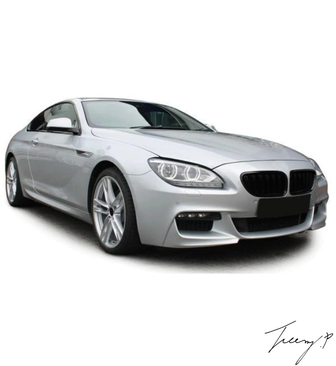 BMW 6 Series F06 F12 F13 (2011–2018) Dual Kidney Grill Grille Gloss Black