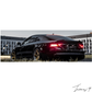 Gloss black rear boot trunk spoiler lip wing installed on a 2010-2018 Audi A7 Sedan (Sportback)