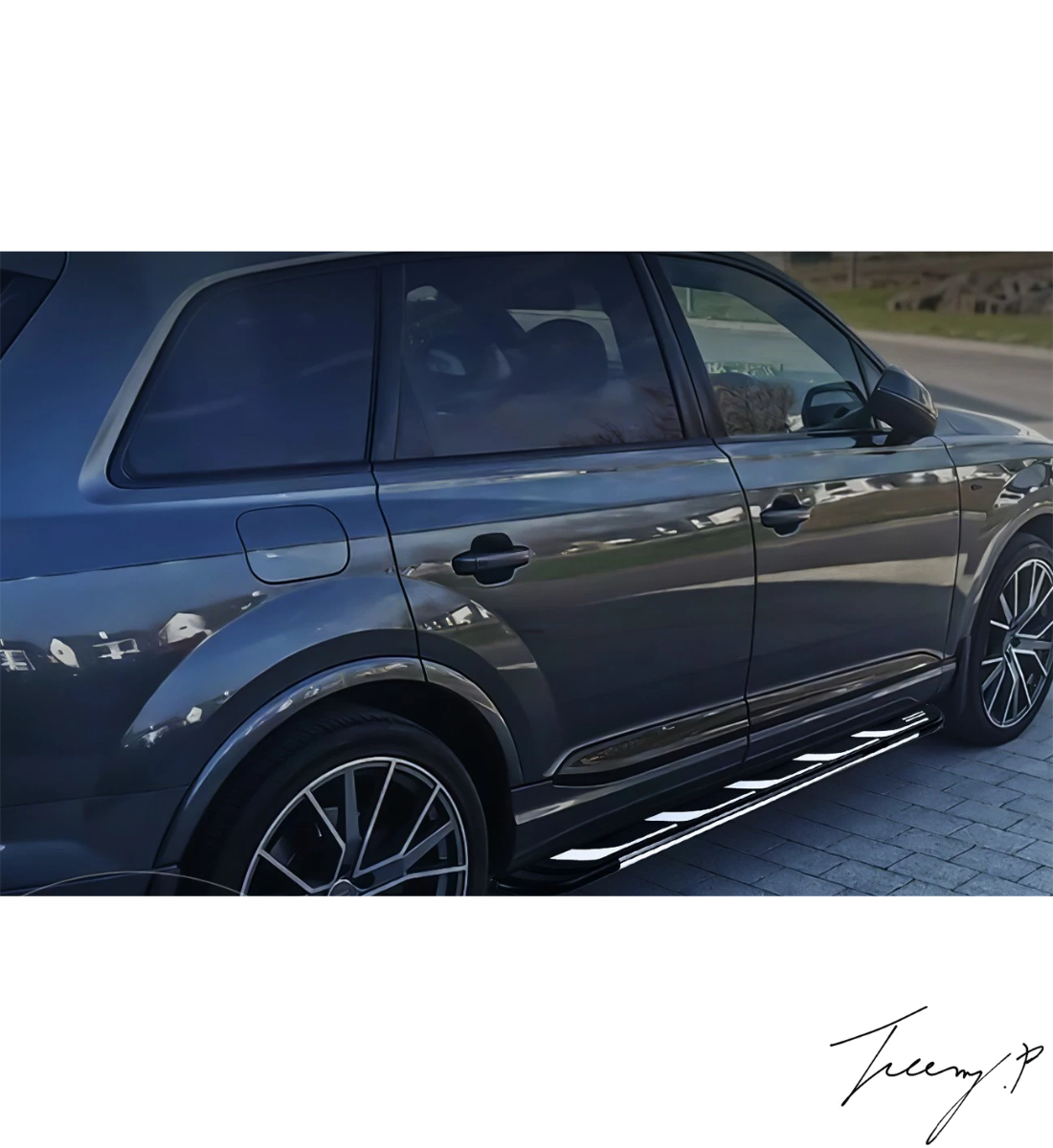 Audi Q7 (2015-2023) 4M 4MB Aluminium Running Boards Side Steps OEM Style Fit