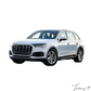 OEM-design aluminum and ABS side step running boards installed on a 2016-2023 Audi Q7 (4M)