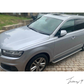 OEM-design aluminum and ABS side step running boards installed on a 2016-2023 Audi Q7 (4M)