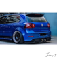 Volkswagen Golf 5 MK5 R32 (2005-2008) Rear Bumper Diffuser Shark Fin Gloss Black