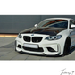 Carbon look front splitter, rear diffuser, side skirts, and trunk spoiler body kit installed on a 2016-2021 BMW M2 F87.