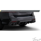 Mercedes GLE GLS W166 X166 (2015-2019) Rear Diffuser with Light & Tailpipes Black
