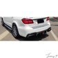 Mercedes GLE GLS W166 X166 (2015-2019) Rear Diffuser with Light & Tailpipes Black