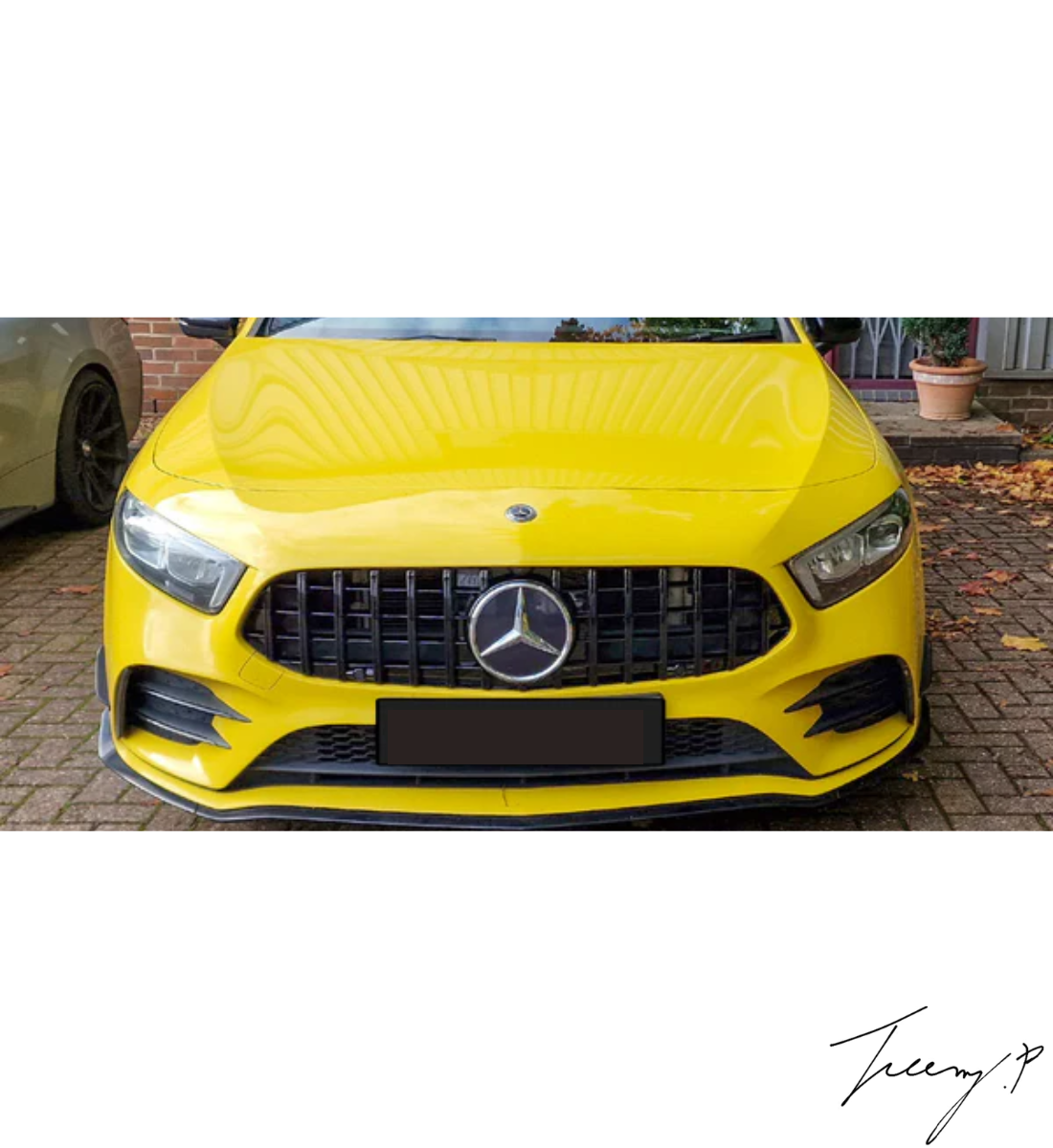 Mercedes A Class W177 V177 (2018+) Panamericana GT Style Front Grille Gloss Black