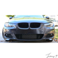 BMW 3 SERIES E92 2006 - 2012 GLOSS BLACK FRONT CORNER SPLITTERS M TECH LOOKS
