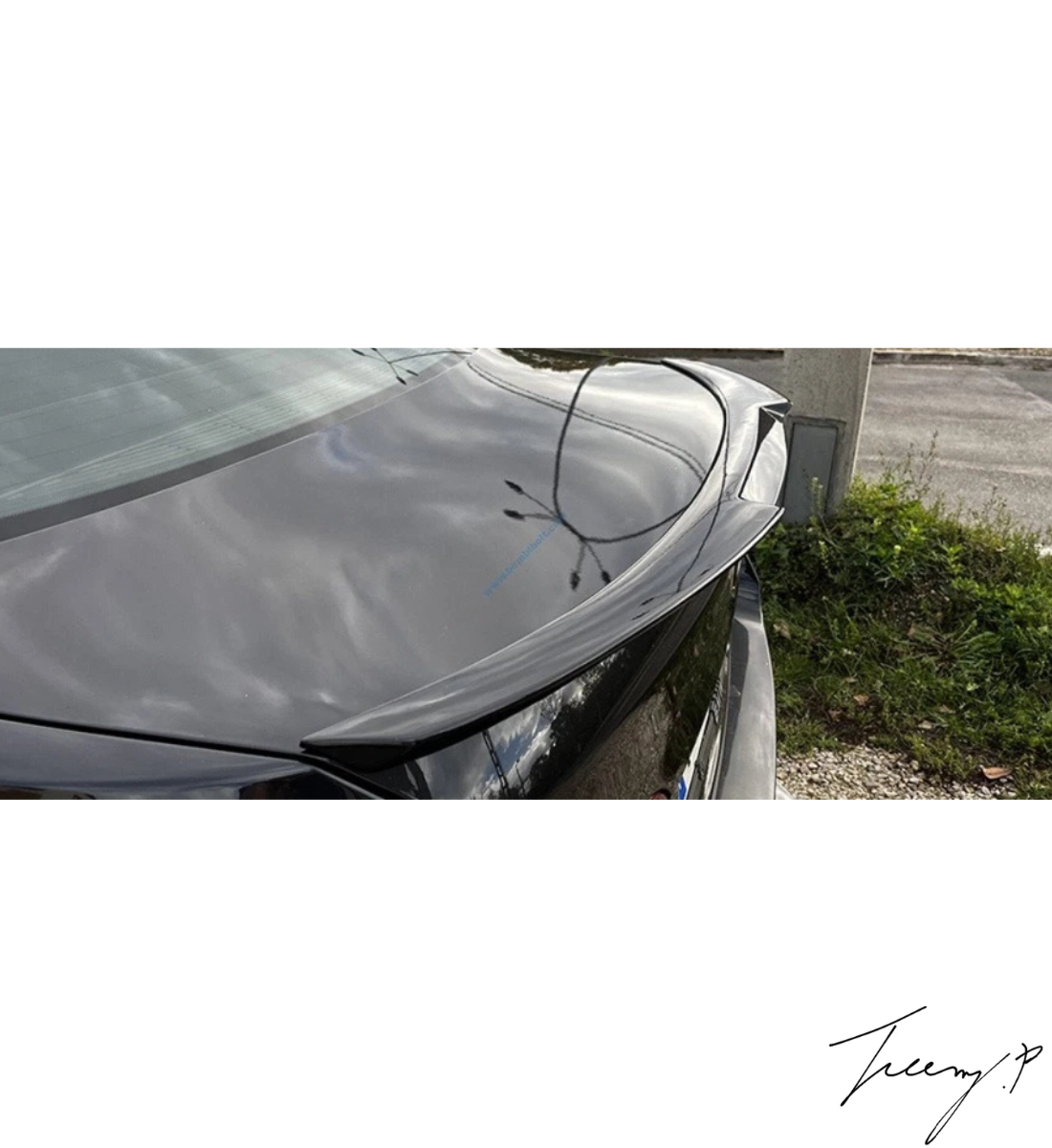 BMW 5 Series F10 (2010-2017) Gloss Black M4 Style Rear Boot Spoiler