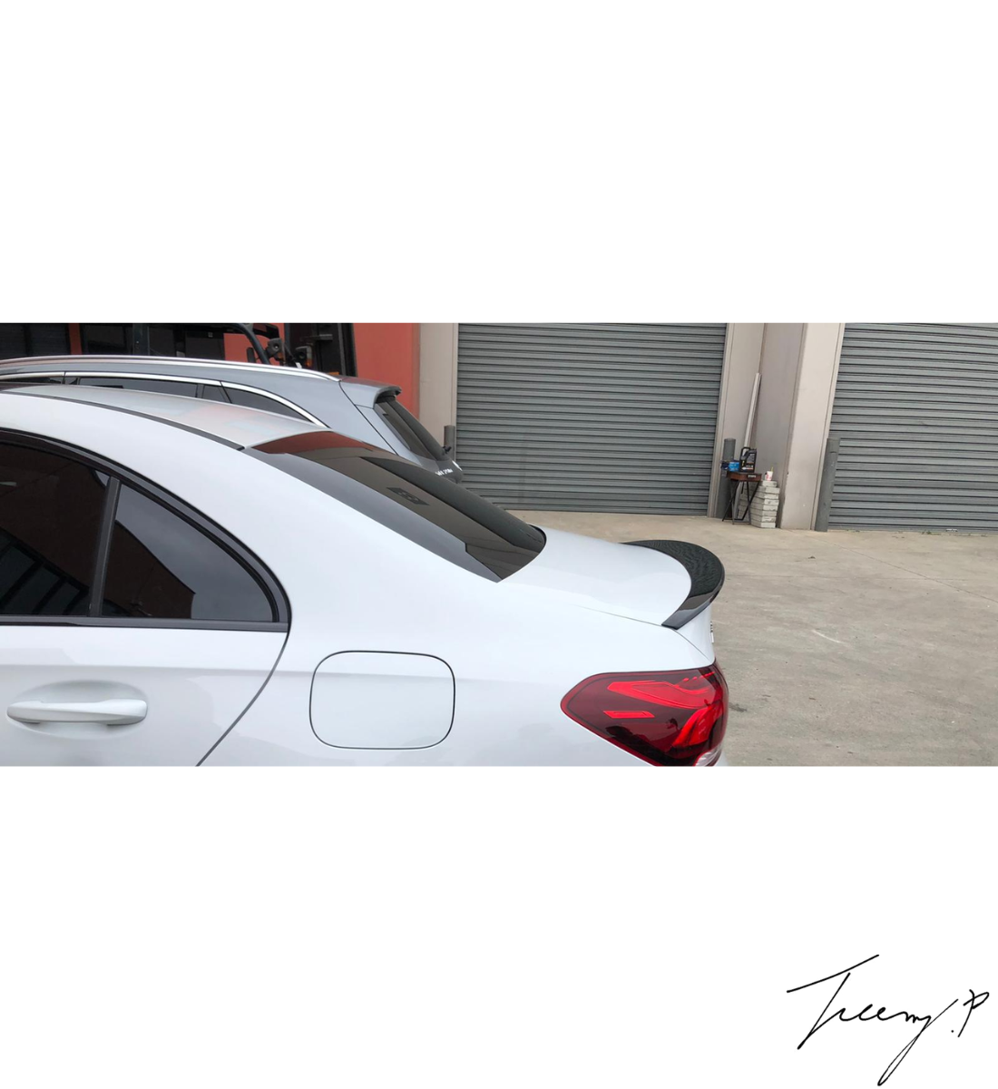Mercedes Benz A-Class A200 Sedan (2019) Gloss Black Rear Trunk Spoiler Wing
