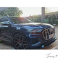 Audi Q8 S Line (2018+) Gloss Black Front Lip Splitter