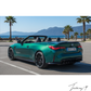 BMW 4 Series G23 (2021+) Gloss Black M4 Style Rear Roof Boot Spoiler Lip