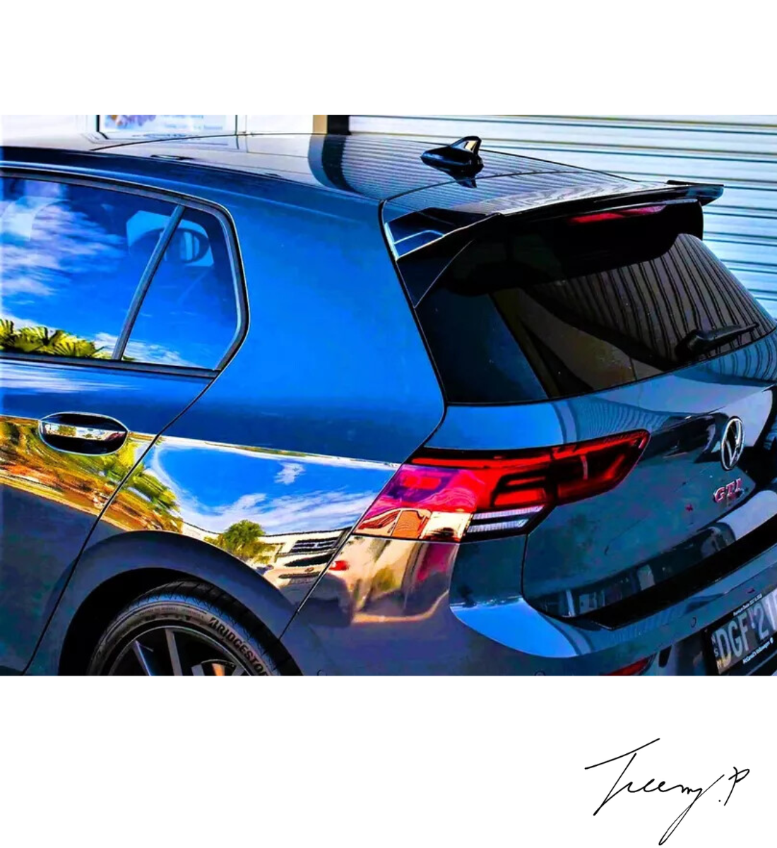 VW GOLF MK8 (2020+) OSIR STYLE REAR SPOILER - GLOSS BLACK