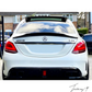 Mercedes C Class W205 (2014-2020) PSM Style Rear Boot Spoiler Lip Gloss Black