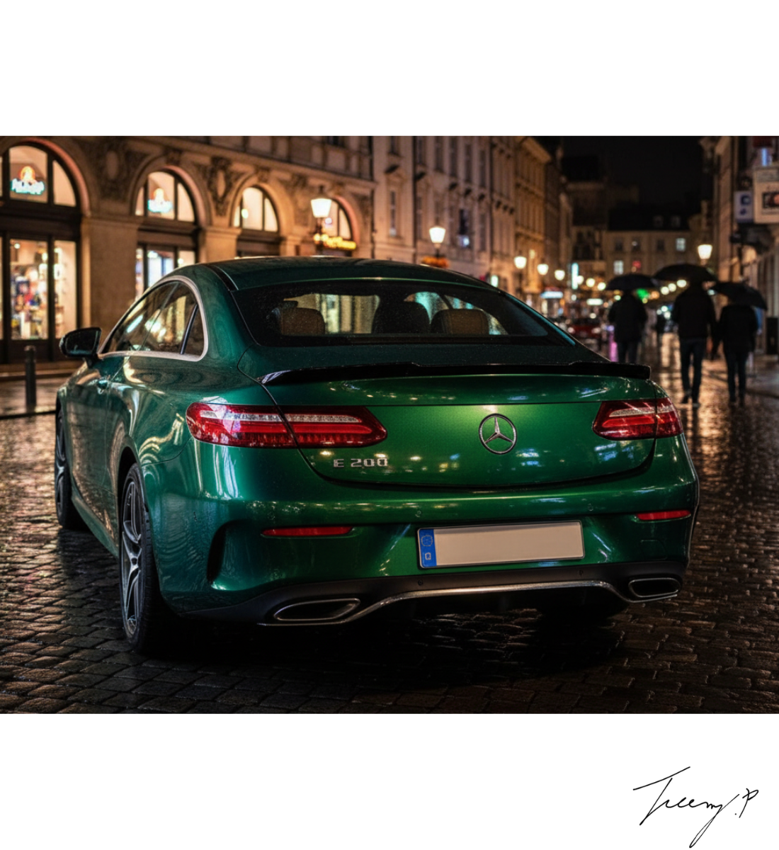Mercedes E-Class Coupe C238 (2015-2016) FD Style Gloss Black Rear Spoiler