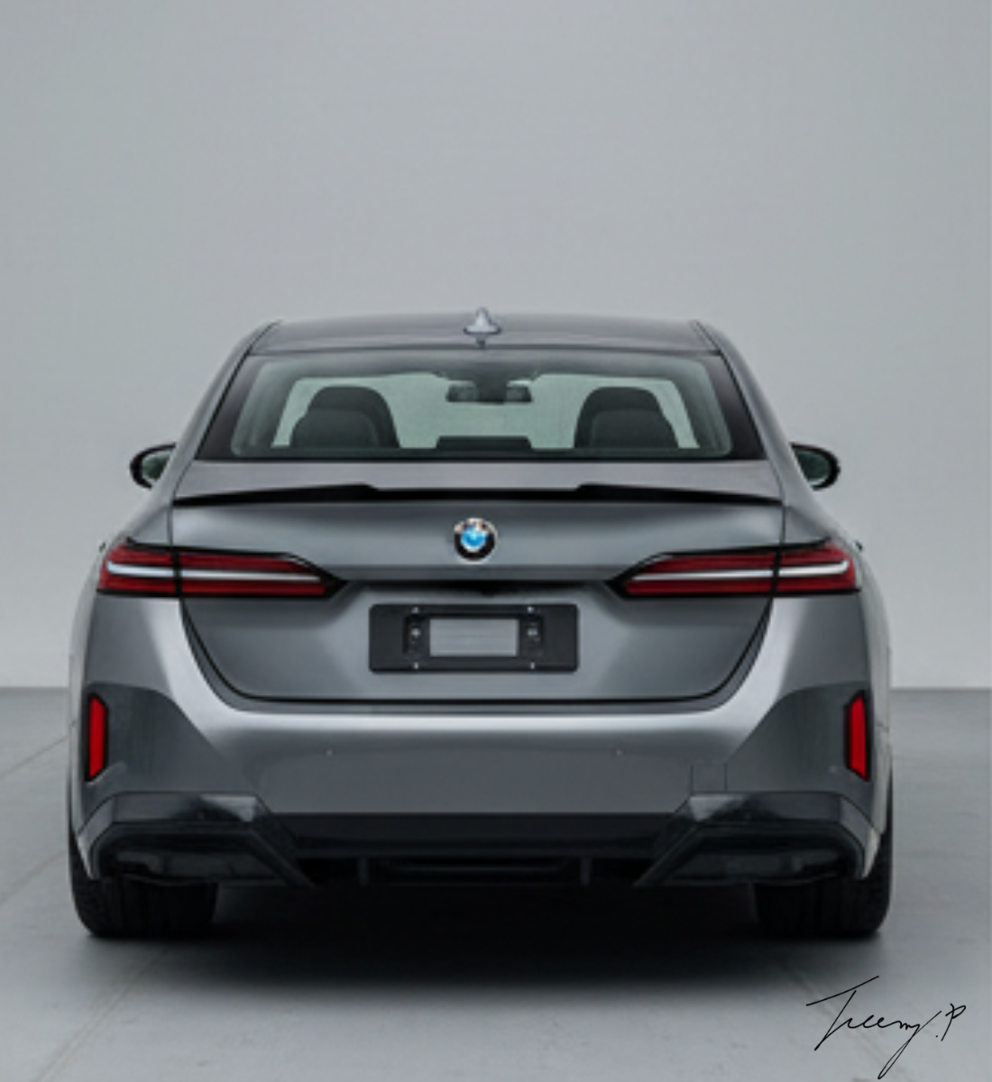 BMW 5 SERIES G60 G68 2024+ M4 STYLE GLOSS BLACK REAR BOOT SPOILER LIP WING