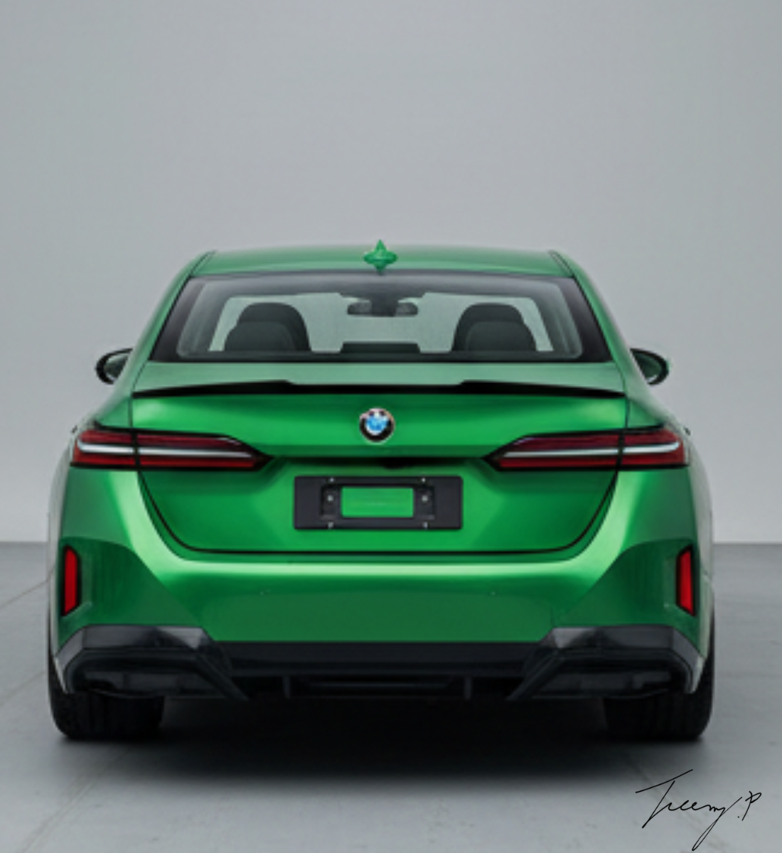 BMW 5 SERIES G60 G68 2024+ M4 STYLE GLOSS BLACK REAR BOOT SPOILER LIP WING