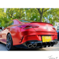 Mercedes W118 CLA35 CLA45S (2019+) Rear Gloss Black Shark Fin Diffuser Lip Valance