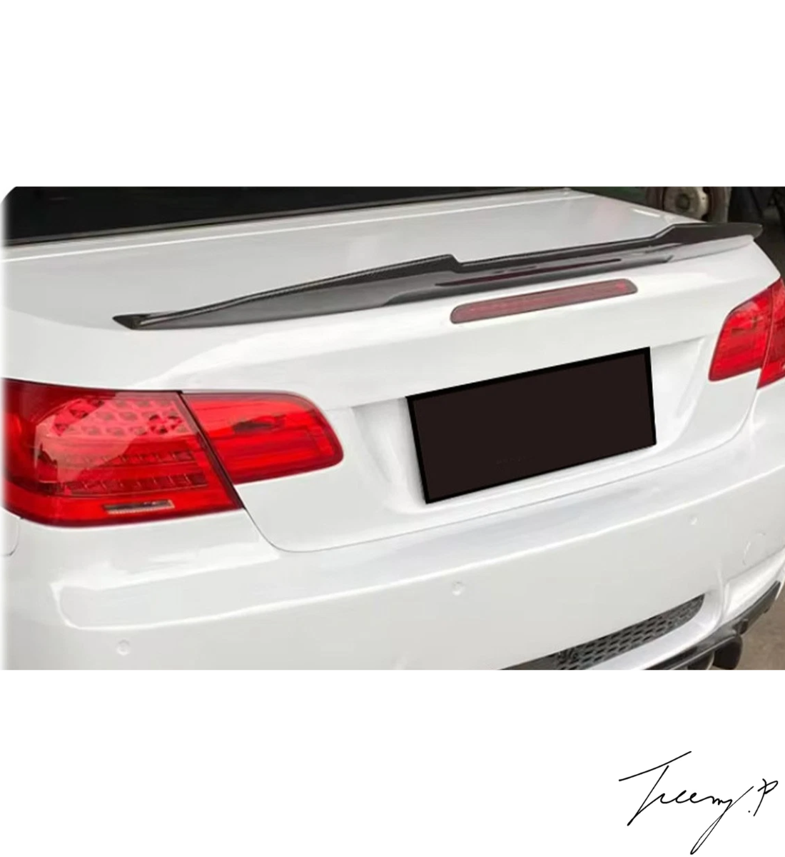BMW 3 Series E93 M3 (2006-2013) Convertible Rear Trunk Boot Spoiler PSM Style