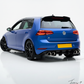 VW Golf R MK7.5 2017-2020 Rear Blade Fin Diffuser Bumper Spoiler Gloss Black