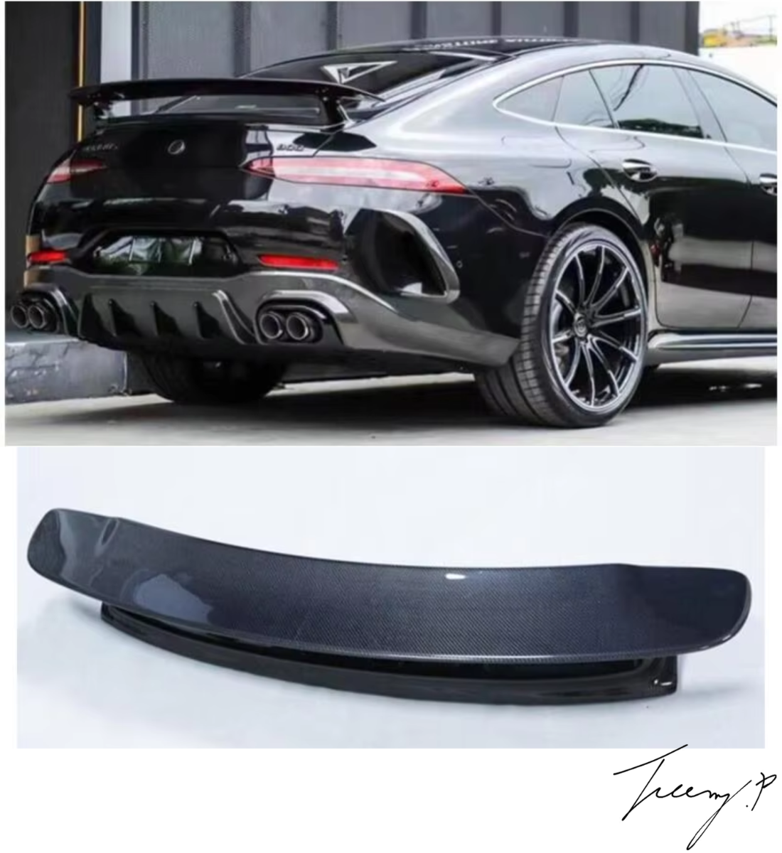Mercedes-AMG GT50/GT53/GT63/GT63S X290 Rear Spoiler | Real Carbon Fiber (2023–Present)